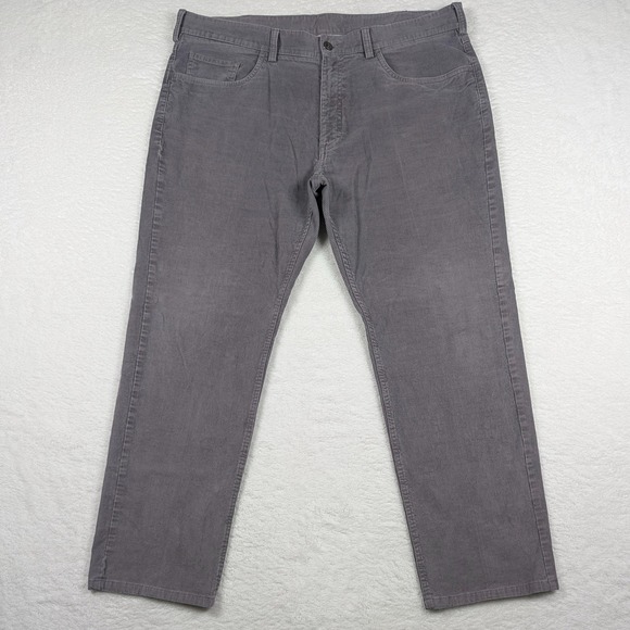 Brooks Brothers Other - Brooks‎ Brothers Pants Mens 38x30 Gray Corduroy Stretch 5 Pocket Chino Casual